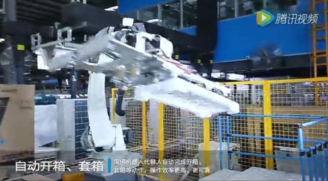 自动开箱，套箱